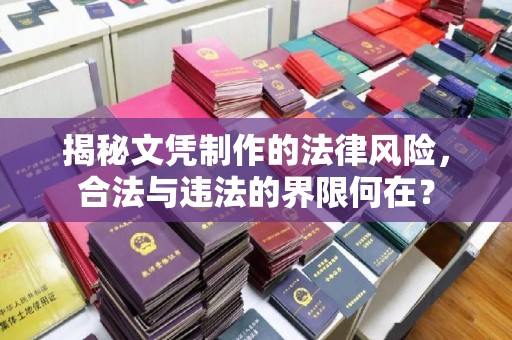 吴兴揭秘文凭制作的法律风险，合法与违法的界限何在？